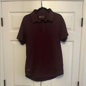BYLT Basics Deep Burgundy Polo Shirt